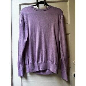 Bonobos Mens Sweater L Extra Fine Merino Wool Pink Casual Office Business Work